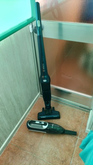 Aspiradora Inalámbrica Bosch 20.4V. Batería baja