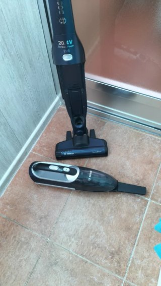 Aspiradora Inalámbrica Bosch 20.4V. Batería baja