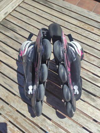 Patines Oxelo Talla 34-36 + bolsa transporte