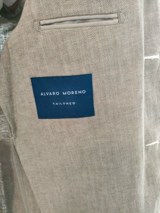 Americana Beige/Gris Hombre talla 46 (M)