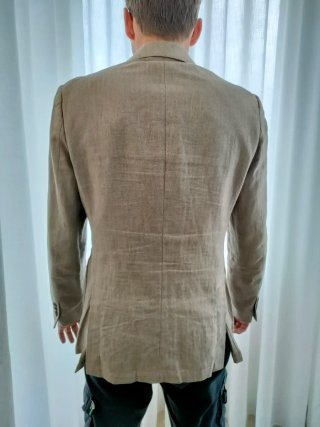 Americana Beige/Gris Hombre talla 46 (M)