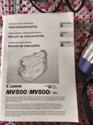 Videocámara Canon MV500 Digital