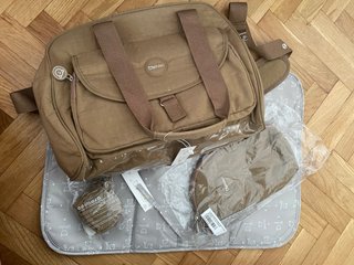 Bolso Maternidad + Cambiador + Portabiberones