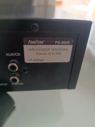 Amplificador Fonestar FS-2020 P.A.