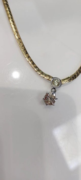 Gargantilla Oro 18k y Diamantes