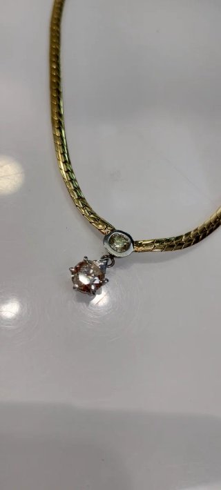 Gargantilla Oro 18k y Diamantes