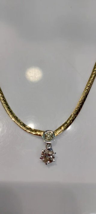 Gargantilla Oro 18k y Diamantes