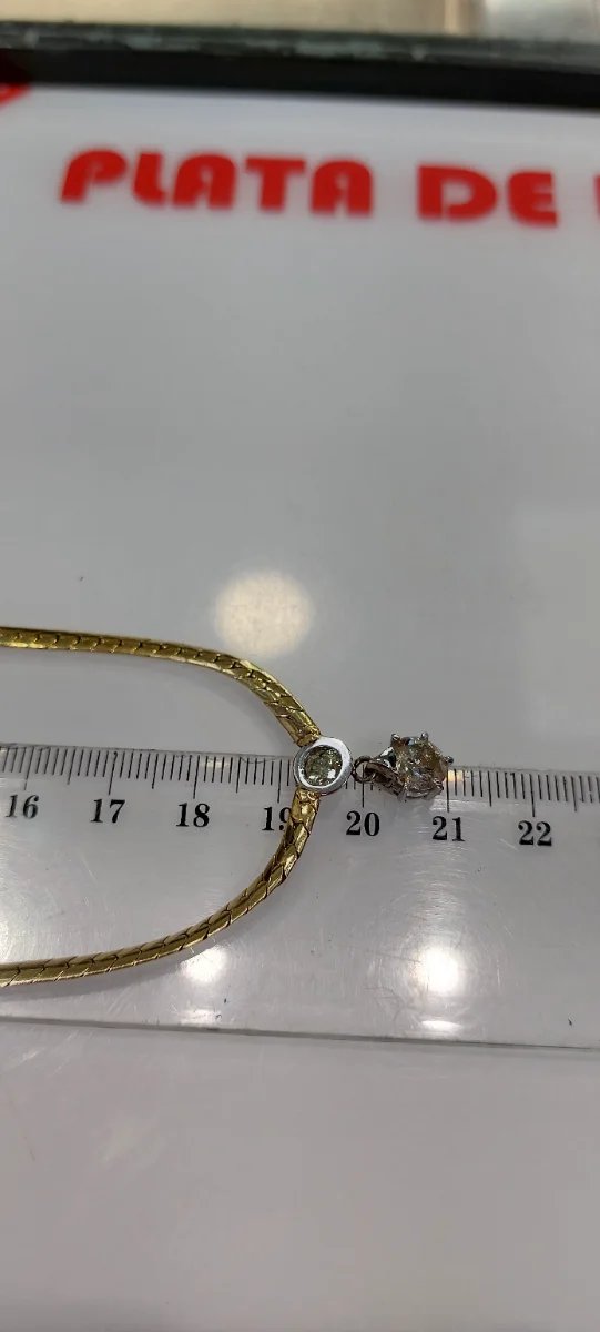 Gargantilla Oro 18k y Diamantes