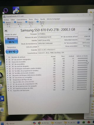 Samsung SSD 870 EVO 2TB SATA 2.5