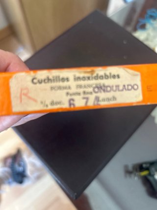 Set Tenedores y Cuchillos Vintage