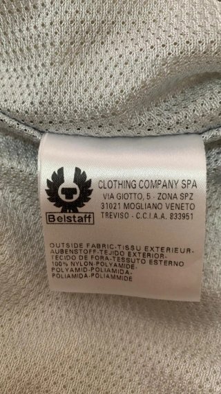 Belstaff Giubbetto Vintage avorio Tg 42