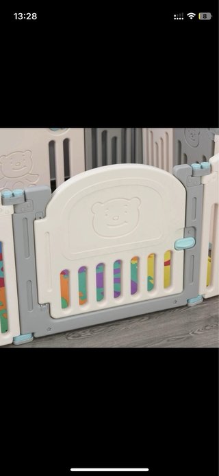 Parque Infantil Bebé Plegable con Puerta