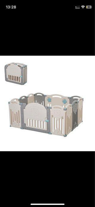Parque Infantil Bebé Plegable con Puerta