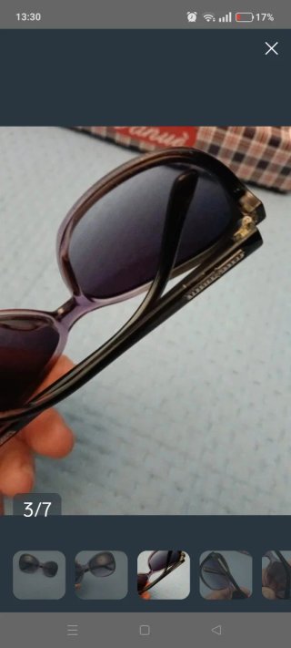 Occhiali da sole Ross Disera neri e viola