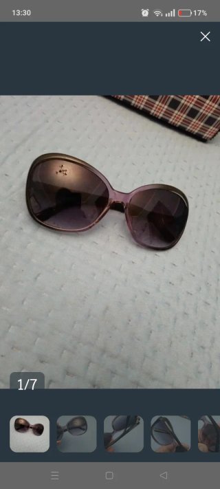 Occhiali da sole Ross Disera neri e viola