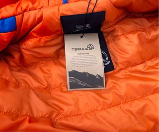 Chaqueta Ternua azul y naranja Talla M