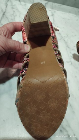 Preciosas Sandalias Laura Vita Piel Talla 39