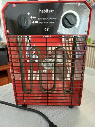 Calefactor industrial 3300W con termostato 35€