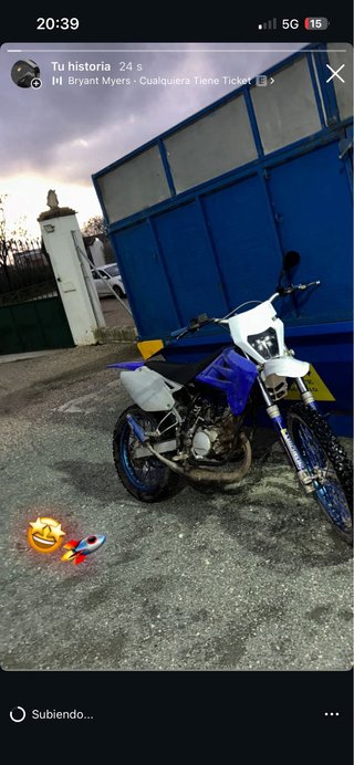 Sherco 49cc Enduro Moto Azul/Blanca