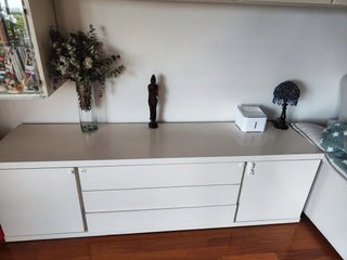 Mueble comedor + vitrina + mesa centro sofa
