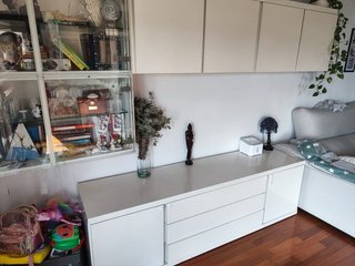 Mueble comedor + vitrina + mesa centro sofa