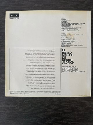 Vinilo Fases 4 Estéreo - Ronnie Aldrich