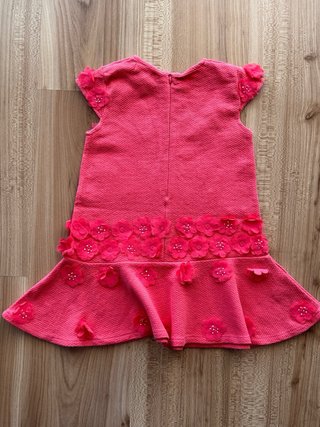 Vestido niña rosa Boboli T.4 (104cm)