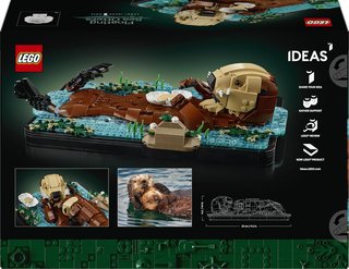 LEGO Ideas Nutrias Marinas a Flote 21366