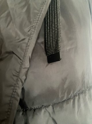 Chaleco plumífero largo Pull&Bear negro