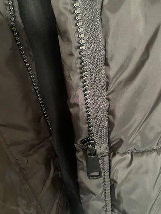 Chaleco plumífero largo Pull&Bear negro