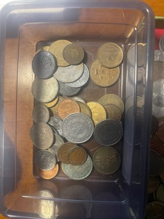 Lotto 1kg Monete da Pulire in Scatola