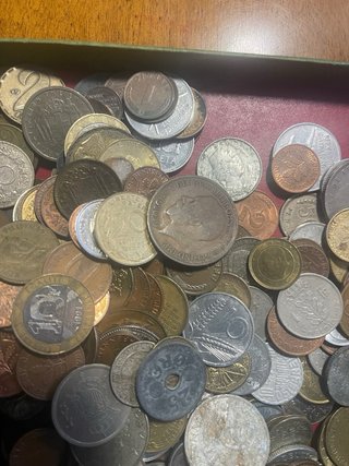 Lotto 1kg Monete da Pulire in Scatola