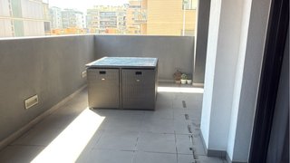 Conjunto terraza ratán gris