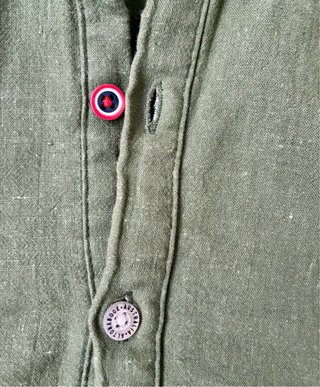 Camisa Lino Altonadock Verde Talla M