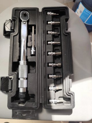 Llave dinamométrica para bicicleta