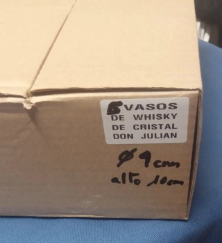 5 VASOS WHISKY CRISTAL DON JULIAN