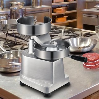 Máquina para Hacer Hamburguesas Comerciales, Moldeador de Hamburguesas de Carne de Res de 150 mm/6 pulgadas, Prensa de Hamburguesas de Acero Inoxidable de Grado Alimenticio, Procesador de Carne de...