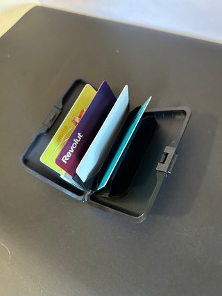 Cartera Tarjetero Metálica
