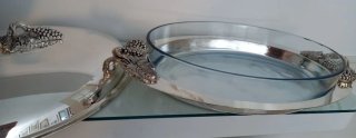 Bandeja Ovalada Silverplated 3 Qt.