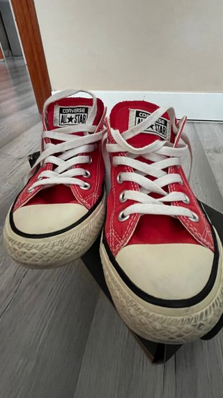 Converse All Star Mujer Rojas Talla 37.5 EUR