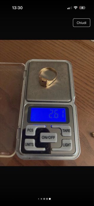 Anello Chevalier Vintage Oro 18k 750