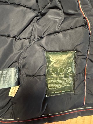 Abrigo Tommy Hilfiger niño azul marino