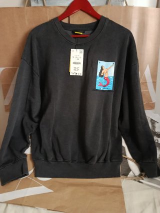 Sudadera Zara efecto lavado La Sirena