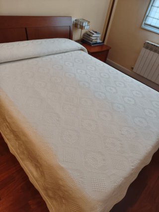 Colcha Algodón 100% Beige