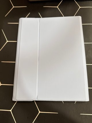 Funda Teclado Trackpad iPad 10/11 Gen Gris/Blanco