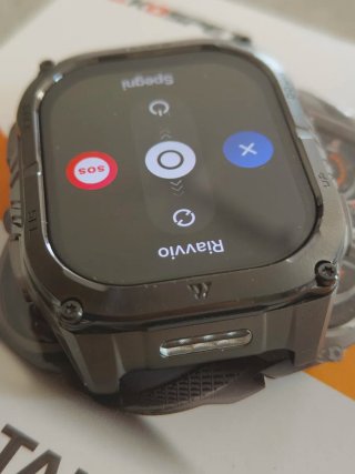 KOSPET Tank M4C Smartwatch Militare GPS Nero/Aranc