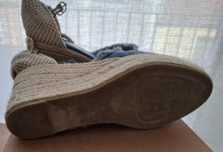 Alpargatas de cuña alta