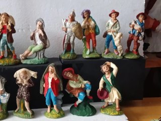 Pastori presepe vintage