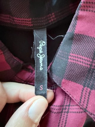 Vestido Pepe Jeans Rojo Cuadros