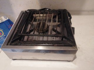 Fuego de cocina de gas